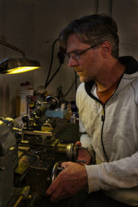 Man working with tools